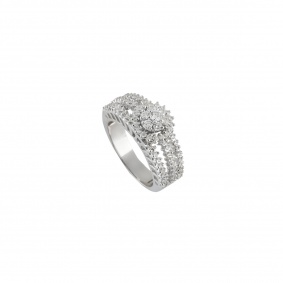 18k White Gold Diamond Ring 1.27ct